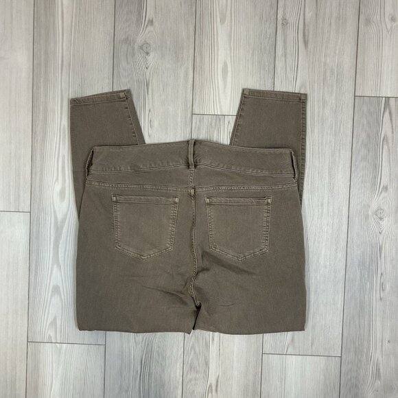 TORRID Denim Brown Wash Ankle Jeans Skinny Leg Stretch Size 18R - Picture 7 of 13